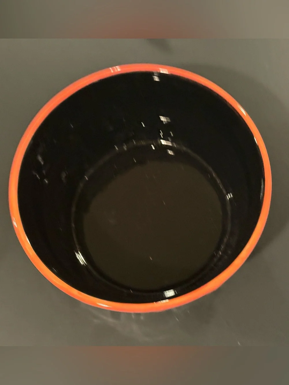 Halloween Trick or Treat Ceramic Candy Bowl Bats Candy Corn